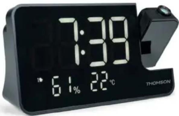 THOMSON CP100T - Radiosveglia con proiettore e temperatura - 1