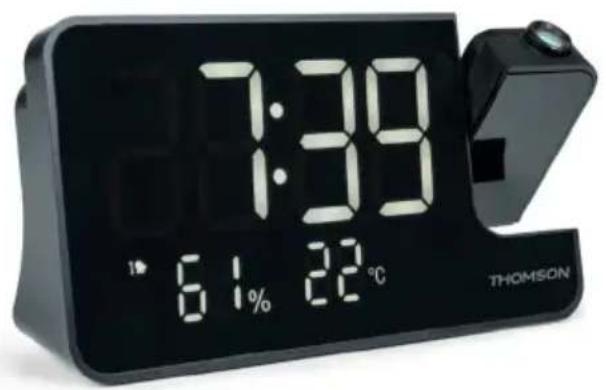 THOMSON CP100T - Projection alarm clock with temperature - 1