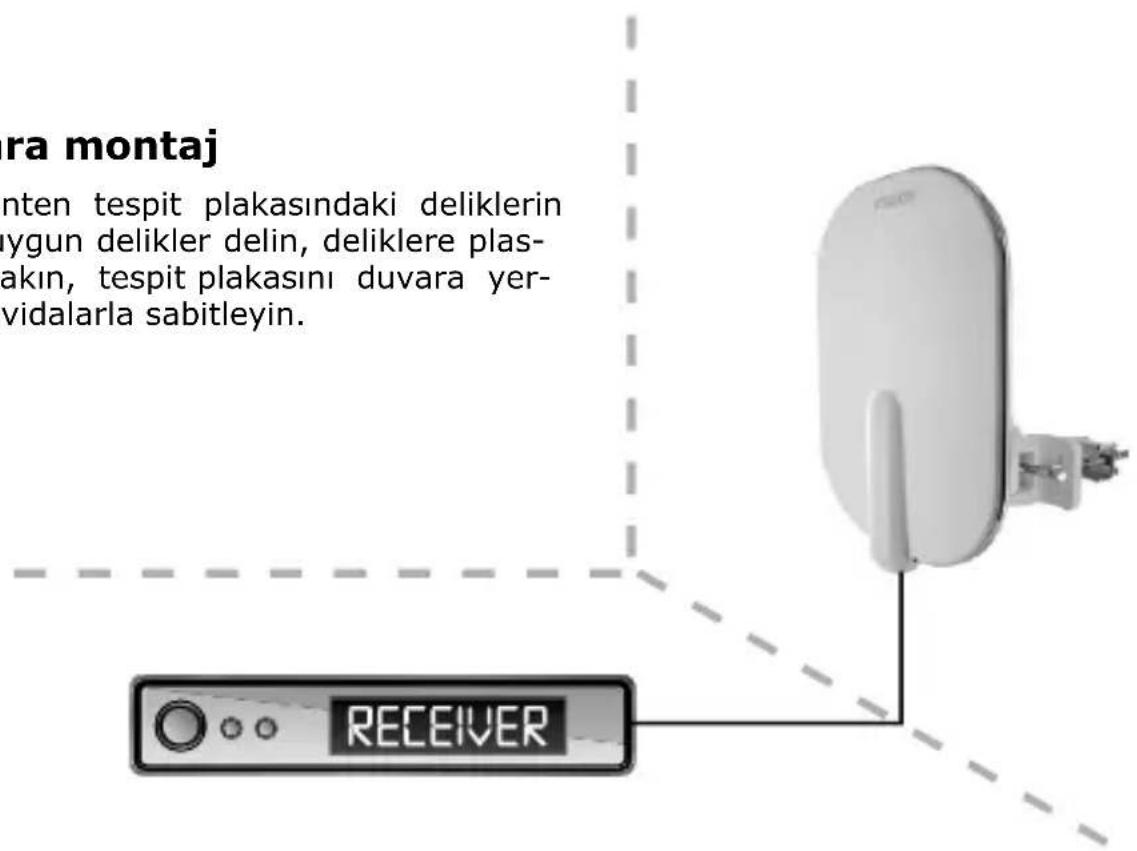 Schwaiger DTA4000 - Duvara montaj - 1