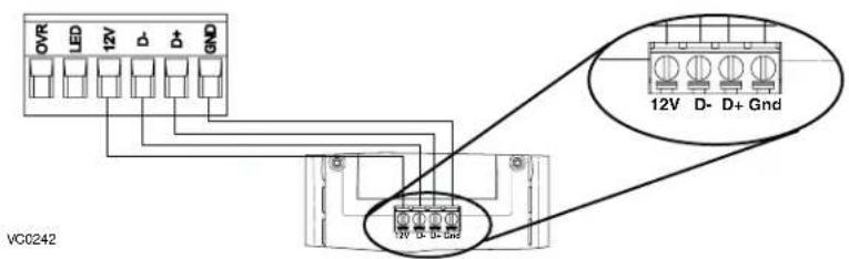 vänEE V230H75RT - ELECTRICAL CONNECTION TO ADVANCED OPTIONAL MAIN WALL CONTROL - 1