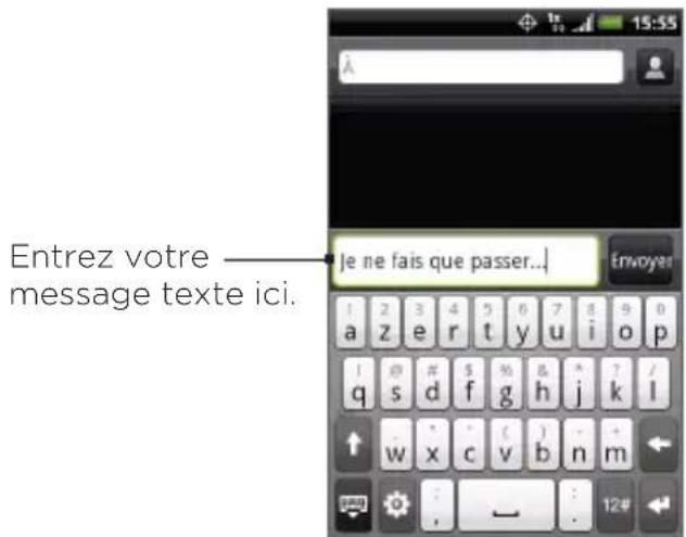 Entrez votre message texte ici. Je ne fais que passer...! Envoyer