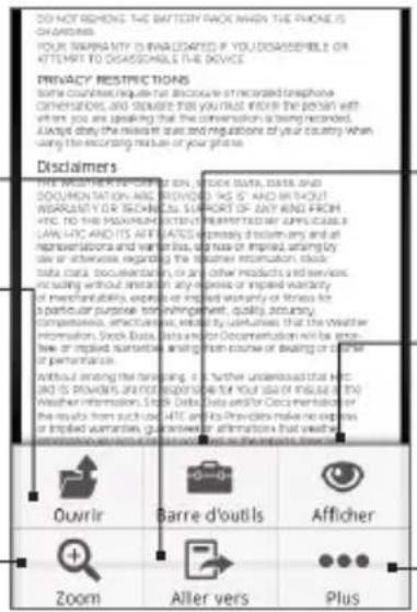 HTC ADR6250 - Afficher un fichier PDF - 1