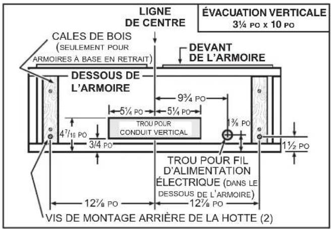 Venmar Chef VCQLA130WH - INSTALLATION AVEC CONDUITS SEULEMENT - 2