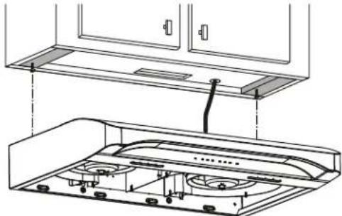Venmar Chef VCQLA130SS - Install the Hood (Standard Installation) - 1