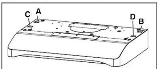 Venmar Chef VCQDD130WW - Installation de la hotte (avec supports EZ1) - 1