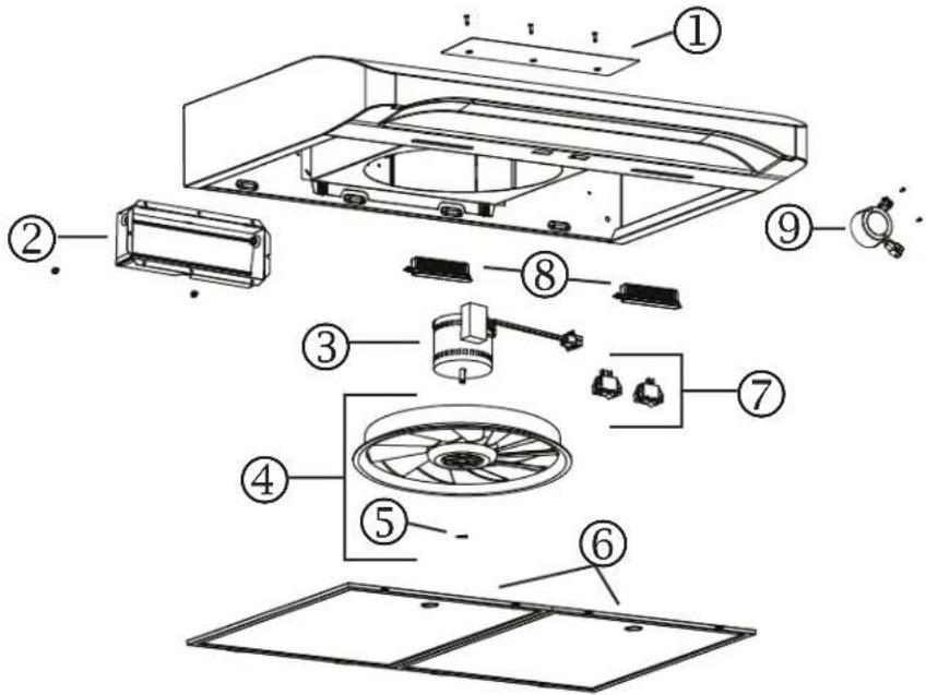 Venmar Chef VCQDD130SS - INSTALLATION AVEC CONDUITS SEULEMENT - 1
