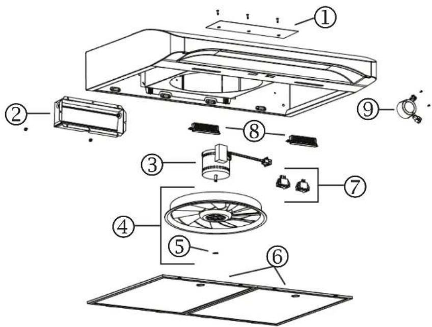 Venmar Chef VCQDD130SS - WIRING DIAGRAMS - 1