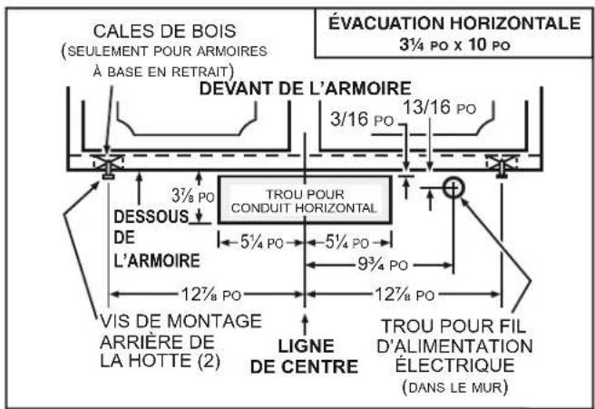Venmar Bistro VBNDH130SS - INSTALLATION AVEC CONDUITS SEULEMENT - 3