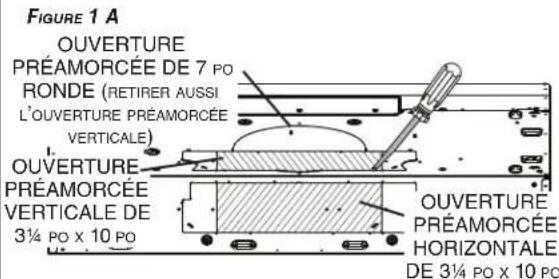 Venmar Bistro VBNDH130SS - INSTALLATION AVEC CONDUITS SEULEMENT - 1