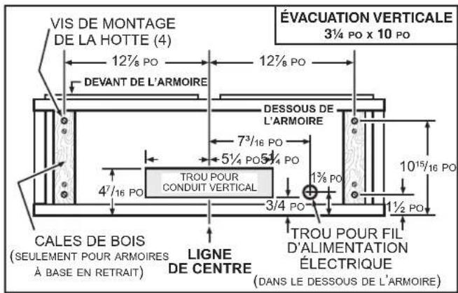 Venmar Bistro VBLSH130WW - INSTALLATION AVEC CONDUITS SEULEMENT - 2