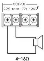 Artsound MX-2406M - Connectez les haut-parleurs : - 1