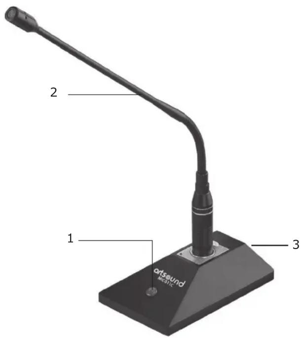 Artsound MIC-511C - Fonctionnalités. - 1