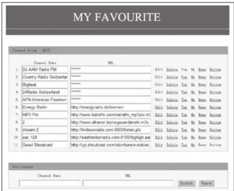 Artsound R9 - RÉGLAGE DE LA RADIO INTERNET &amp; GESTION DES FAVORIS - 4