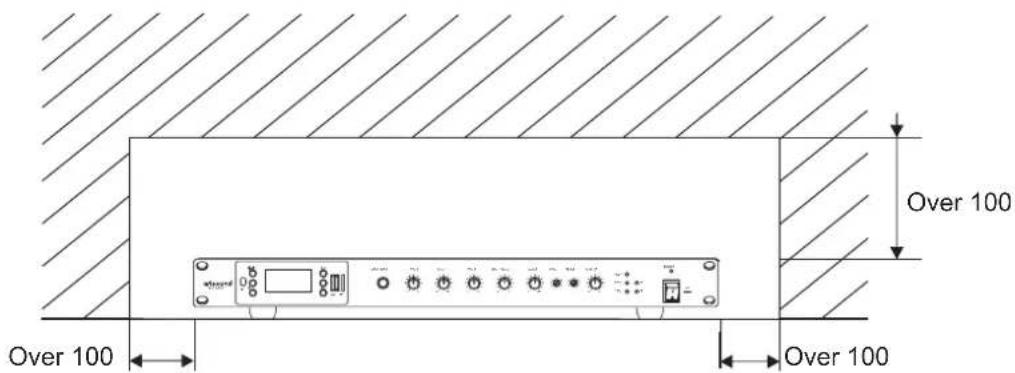 Artsound MX-120M - Schéma dimensionnel. - 2