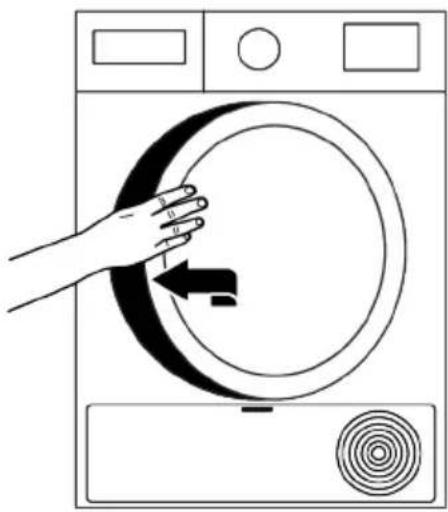 GRUNDIG GTR9100 - Preparazione dell'asciugatrice - 3
