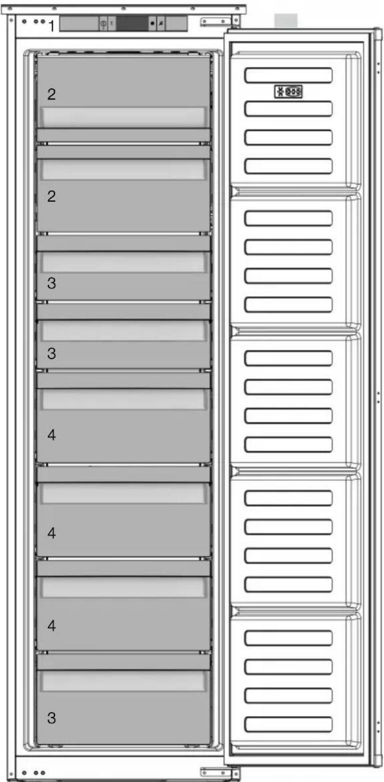 GRUNDIG GFNI22440N - II congelatore - 1