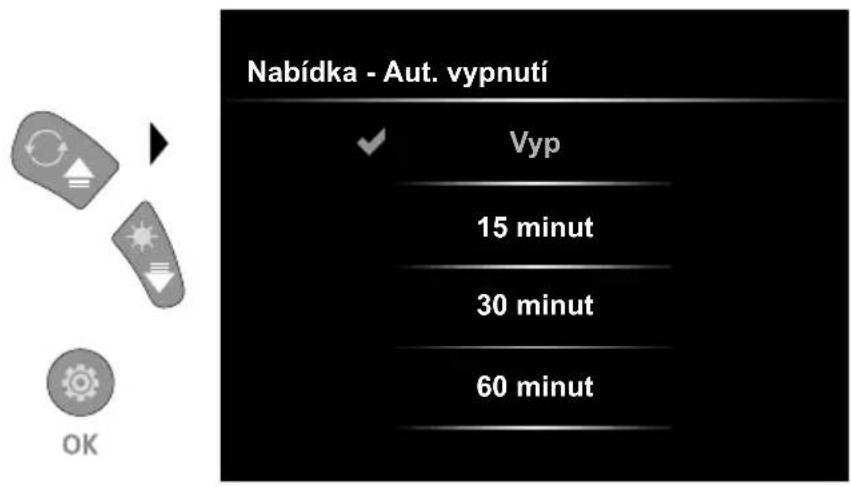Laserliner VideoInspector 3DX - Režim nastavení: Automatického vypnutí - 1