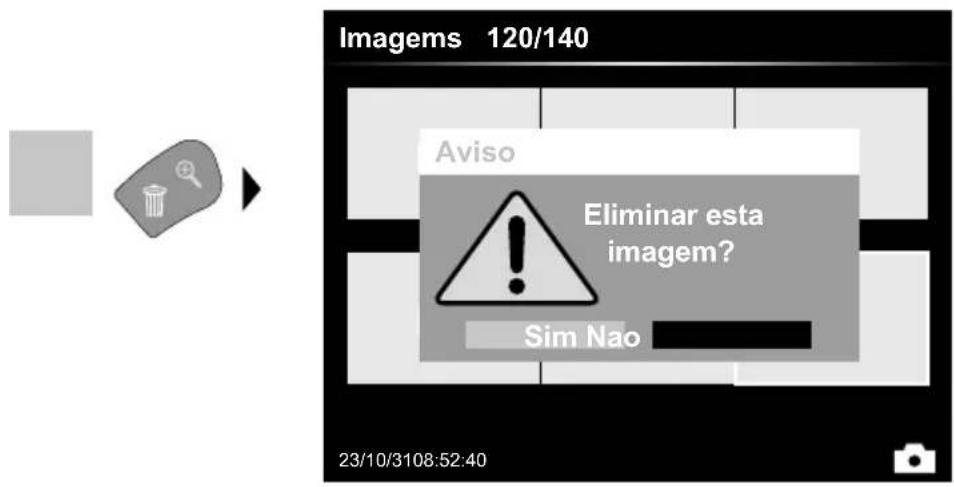 Laserliner VideoInspector 3DX - Modo de reprodução: Eliminar imagem - 1