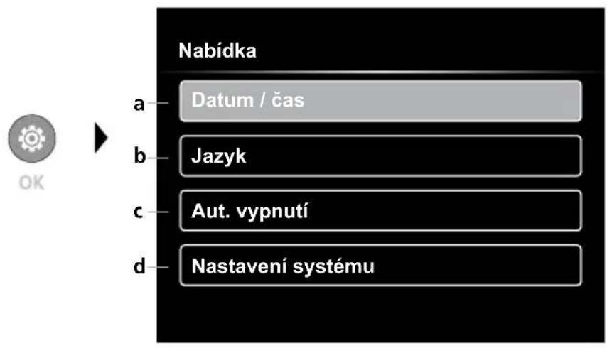 Laserliner VideoInspector 3DX - Režim nastavení - 1
