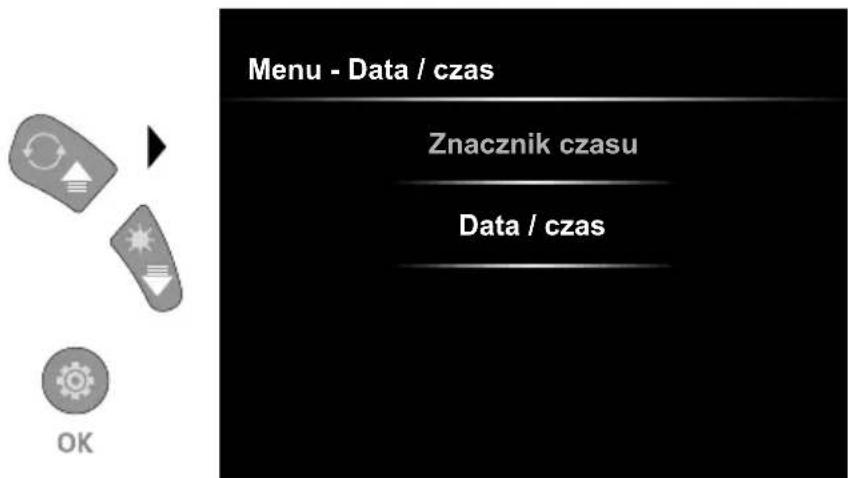Laserliner VideoInspector 3DX - Tryb konfiguracji: Data / czas - 1