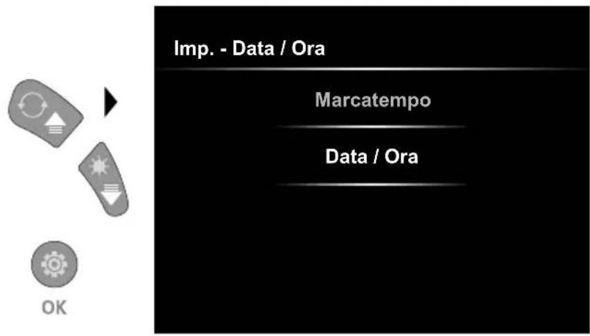 Laserliner VideoInspector 3DX - Modalità di impostazione: Data / Ora - 1