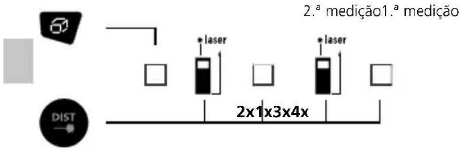 Laserliner DistanceMaster Plus - Medição de áreas: - 1
