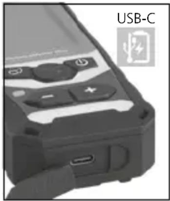 Laserliner DistanceMaster Plus - Gebruik van de lithium-ionen-accu - 1