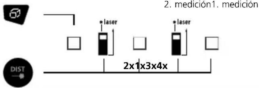 Laserliner DistanceMaster Plus - Medición de superficies: - 1