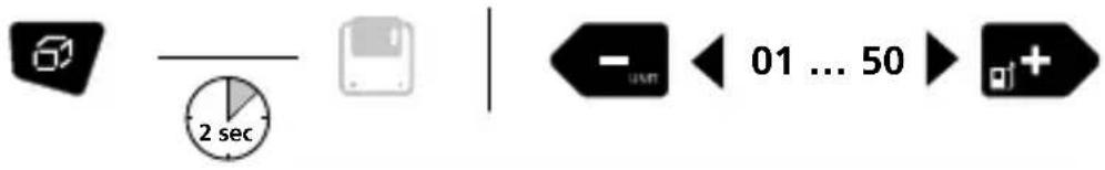 Laserliner DistanceMaster Plus - Функция запаметяване: - 1