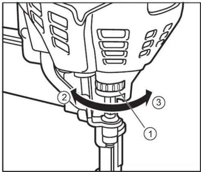 DEWALT DDF5120550 - Indstilling af affyringsdybde: - 1