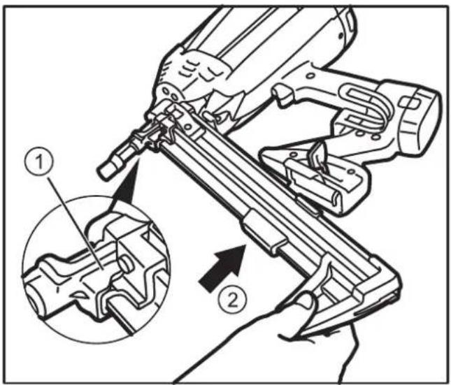 DEWALT DDF5120550 - Sostituzione del caricatore: - 2