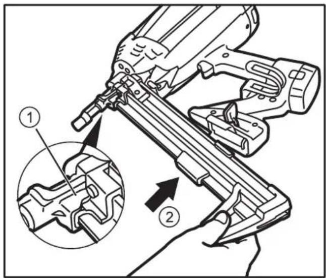DEWALT DDF5120550 - \*Austausch des Magazins: - 2