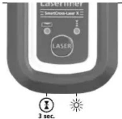 Laserliner SmartCross-Laser X - Optional: Arbeiten mit dem Laserempfänger RX - 1