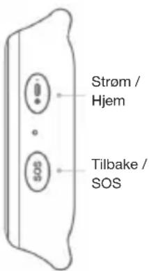 Xplora X4 - Tilbake / SOS-knappen - 1