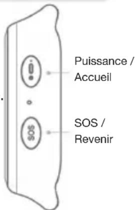 Xplora X4 - Bouton Puissance / Accue - 1