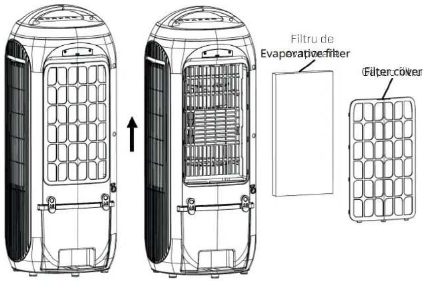 Clean Air Optima CA-106 Smart - Instalati filtrul de evaporare și filtrul HEPA H13 - 2