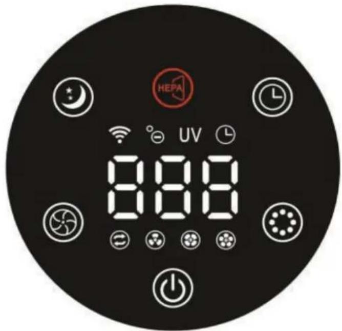 Clean Air Optima CA-503T Compact Smart - Panou de comandă/Instrucțiune de operare - 1