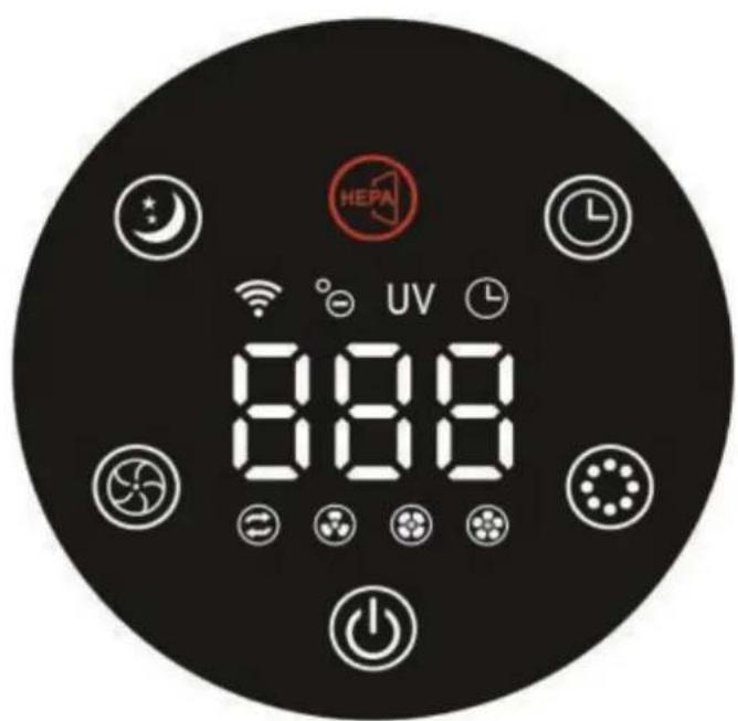 Clean Air Optima CA-503T Compact Smart - Panel de control / Instrucciones de funcionamiento - 1