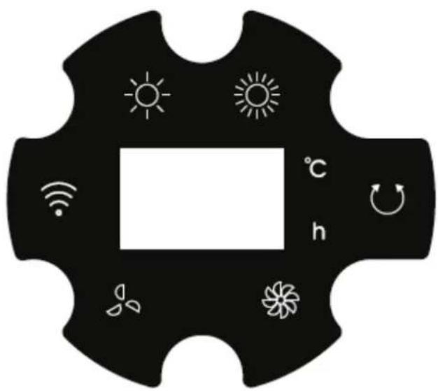 Clean Air Optima CA-904G - Control panel 14. Display panel - 2