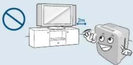 Clean Air Optima CA-803 - Don't use it near the place where magnetic field is strong such as microwave or TV. - 1
