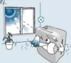 Clean Air Optima CA-803 - Don't keep the product in the place where direct rays or heater can reach. - 2