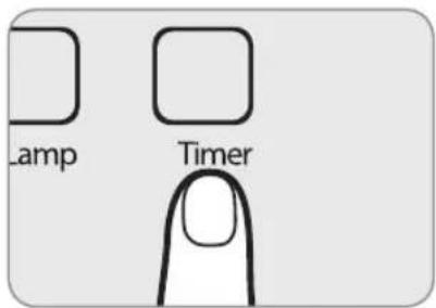 Clean Air Optima CA-803 - Press the 'Timer' Button to set the operation time. - 1