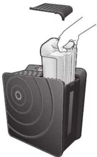 Clean Air Optima CA-803 - Maak het uitneembare waterreservoir 2x per week schoon - 9