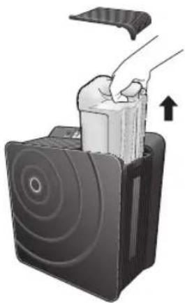 Clean Air Optima CA-803 - Maak het uitneembare waterreservoir 2x per week schoon - 1