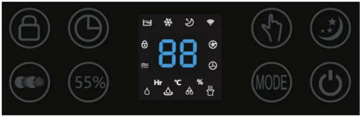 Clean Air Optima CA-708 Smart - Bedieningspaneel/bedieningsinstructies - 1