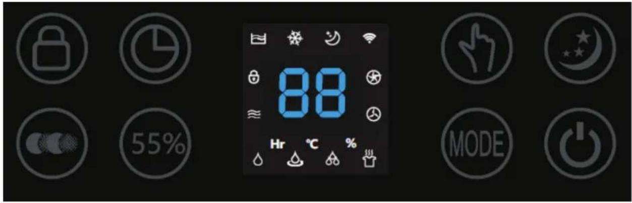 Clean Air Optima CA-708 Smart - Juhtpaneel / kasutusjuhend - 1