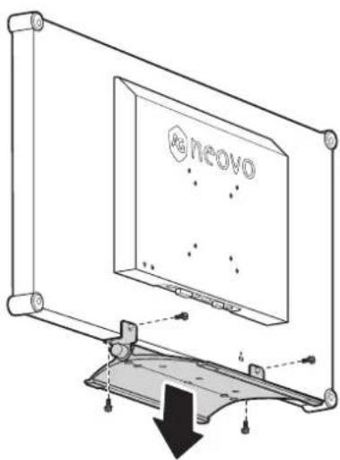 AG Neovo MX-2402 - Enlever le support de la base - 1
