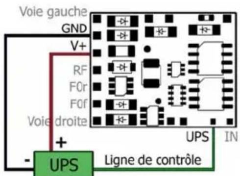 Tams Elektronik LD-W-42.2 - Connexion d'un circuit tampon - 1