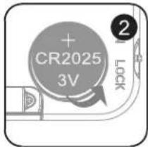+ CR2025 3V Look