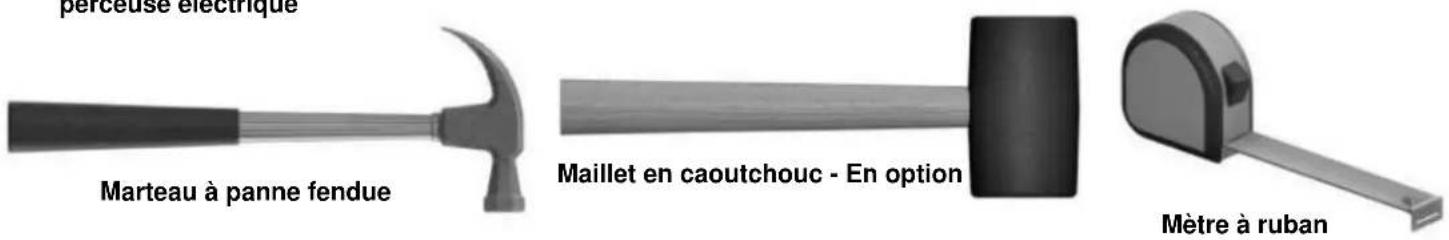 Backyard Discovery Beach Front - PRE-ASSEMBLAGE ÉTAPE 2 - OUTILS NÉCESSAIRES - 7